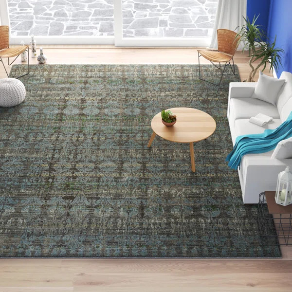 Macide Blue Rug | Wayfair North America