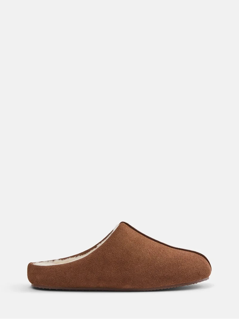 Joyspun Women's Suede Mule Slippers | Walmart (US)