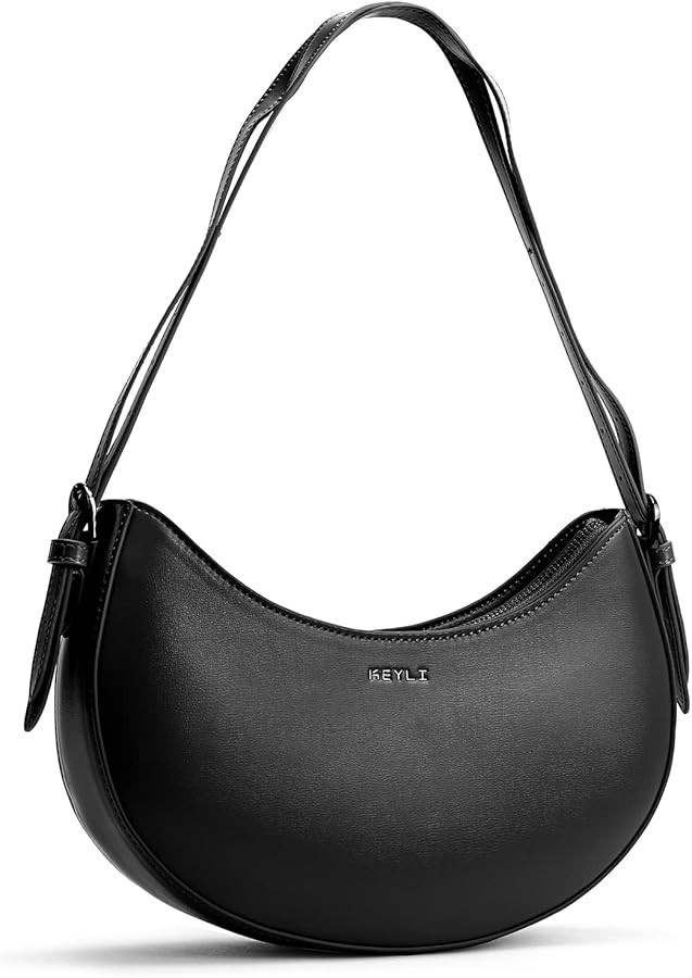 Keyli Shoulder Bag for Women Trendy Small Clutch Purse Zipper Closure Tote Shoulder Handbags with... | Amazon (US)