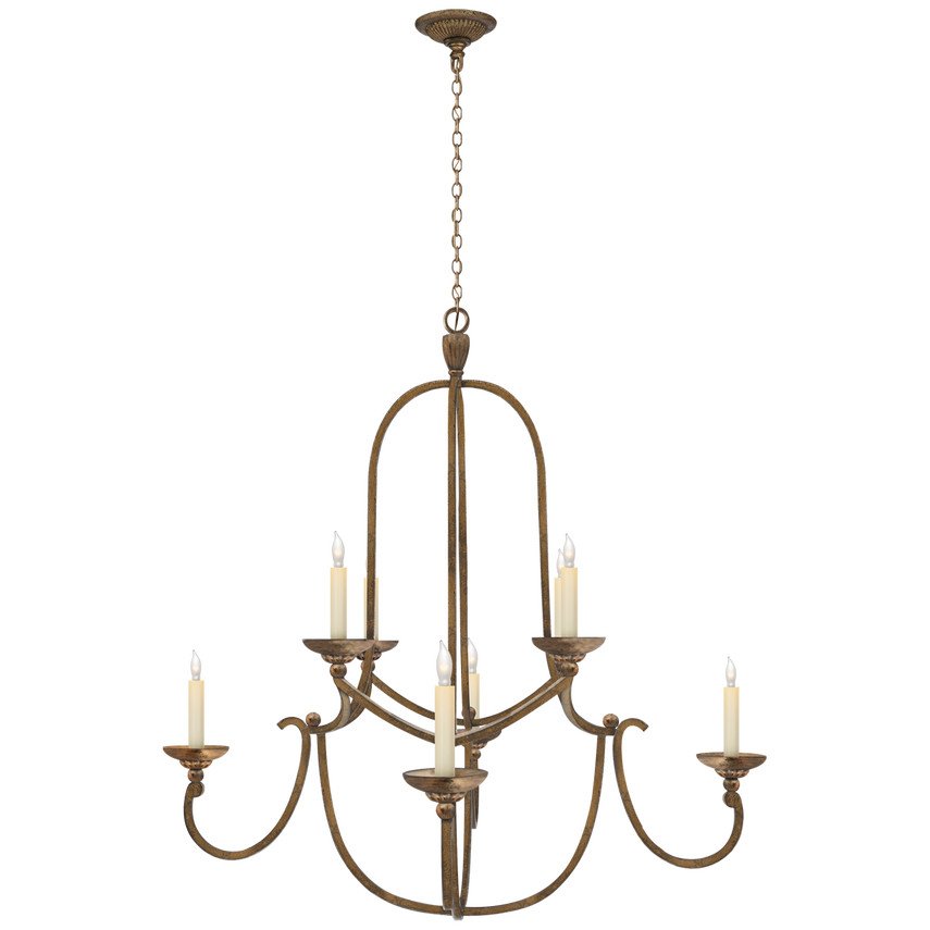 Flemish Medium Round Chandelier | Visual Comfort