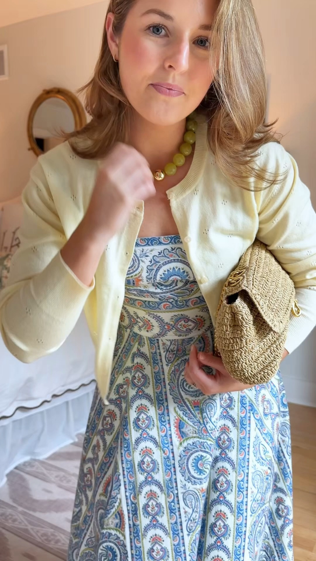 Outfit for church yesterday! Wearing a S in dress