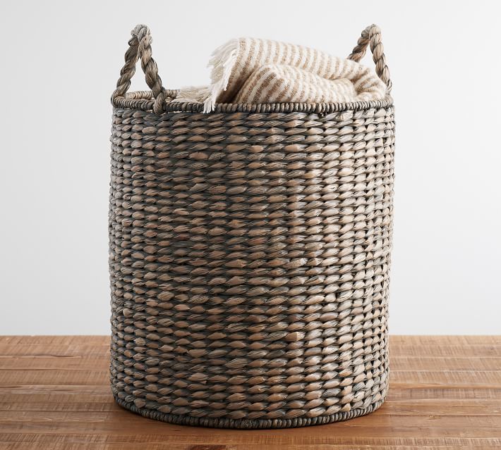 Charleston Handwoven Seagrass Tote Basket | Pottery Barn | Pottery Barn (US)