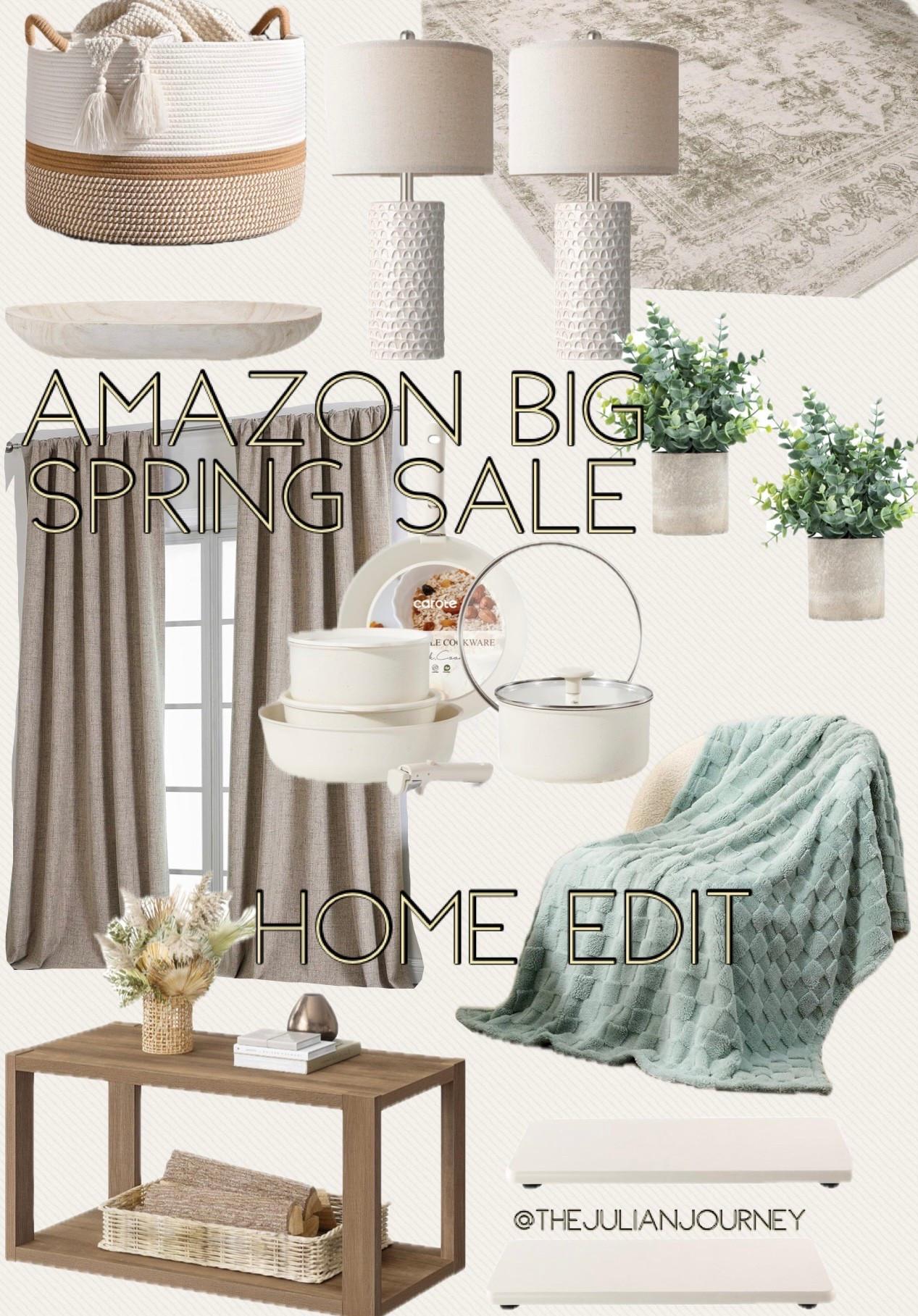Amazon Big Spring Sale on home!! Furniture, living room decor, curtains, blankets and more!! 