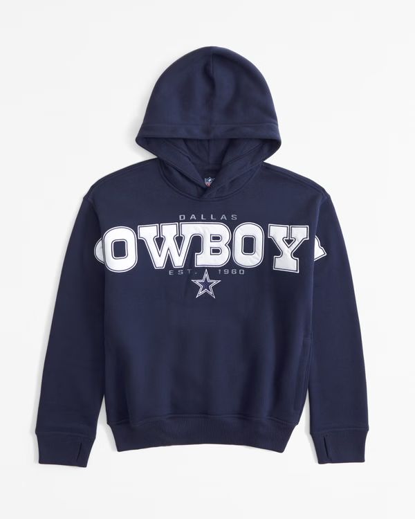 boys dallas cowboys graphic popover hoodie | boys tops | Abercrombie.com | Abercrombie & Fitch (US)