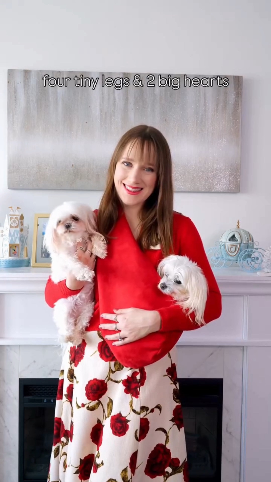 Dog moms will understand that the best Valentine’s Day includes four tiny legs & two big hearts ♥️🐾 They may not be able to send you flowers, but they love you unconditionally. No red flags, just the cutest wagging tails 😉🌹🐾 Happy Valentine’s Day 🐾💌

My gorgeous vegan suede dog carrier is from @thesnuggitsac in the size XXS. 🏷️: ALICE10 to save 10% off your Snuggit order! ❤️🐾

My Valentine’s roses floral dress is from @chicwish 🌹 & my Valentine’s Day jewellery is from @theofficialpandora ✨

My two rescue dogs, Alice Haenim and Dinah Yangyang @pawfectella were saved by @freekoreandogs 🩷 a wonderful rescue dog organization! 🐾

Valentine’s Day outfit styling, dog mom, rescue dogs, dog bag, dog sling, chic wish, Valentine’s outfit, Valentine’s Day outfit ideas, cute dogs, dog valentines, #thesnuggitsac #dogmom #valentinesdayoutfit #chicwish #thesnuggleisreal