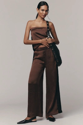 By Anthropologie Satin Lace Pants | Anthropologie (US)