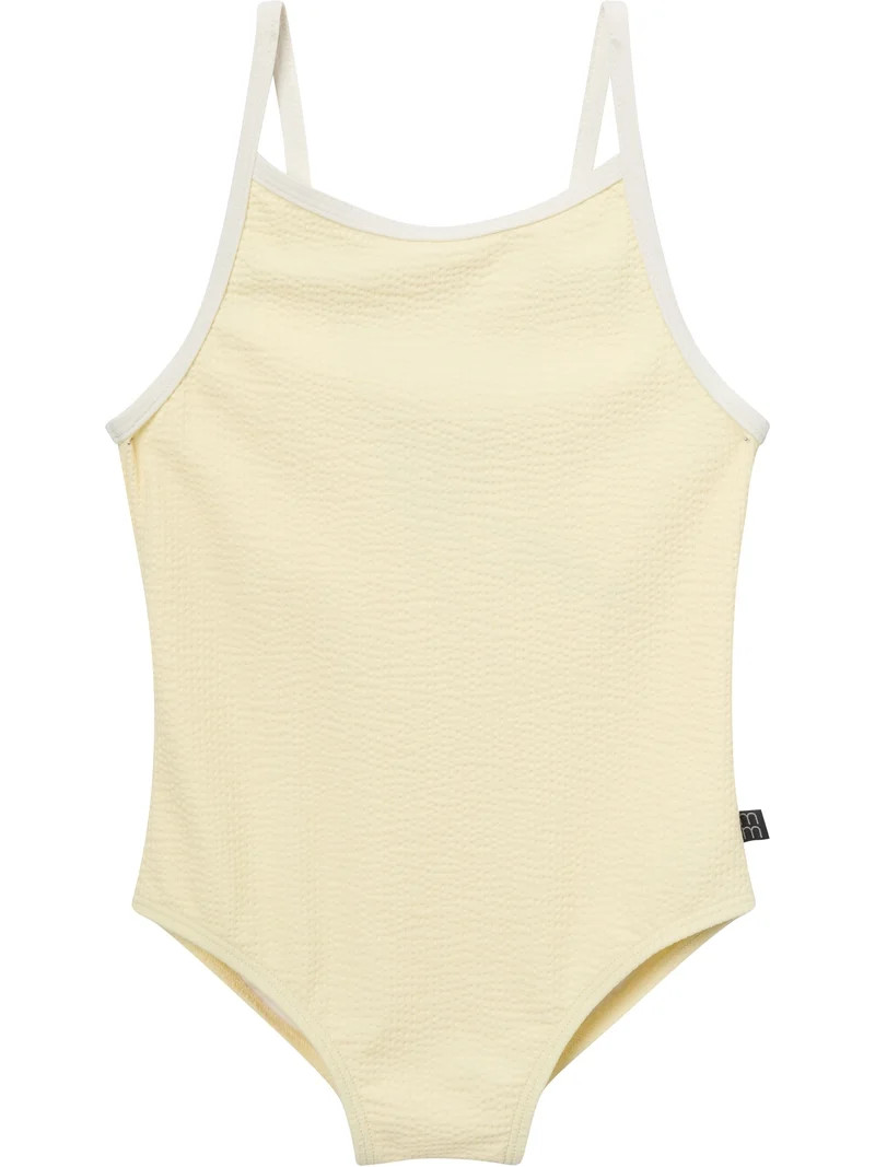 Modern Moments by Gerber Baby and Toddler Girl One-Piece Swimsuit with Bow, 0/3M-5T | Walmart (US)