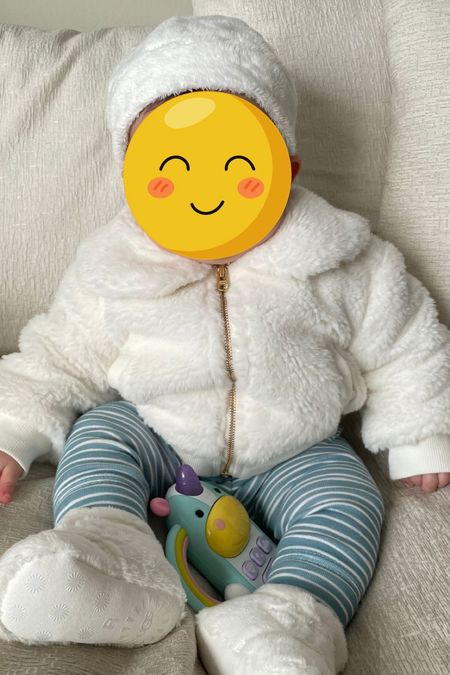 Baby winter outfit! White bomber jacket with hat and shoes set!

#babyoutfit #babywinteroutfit #babyclothes #babystyle #giftforbaby #babysbirthdaygift #babyboy #babygirl #babyclothessale

#LTKsalealert #LTKbaby #LTKHoliday