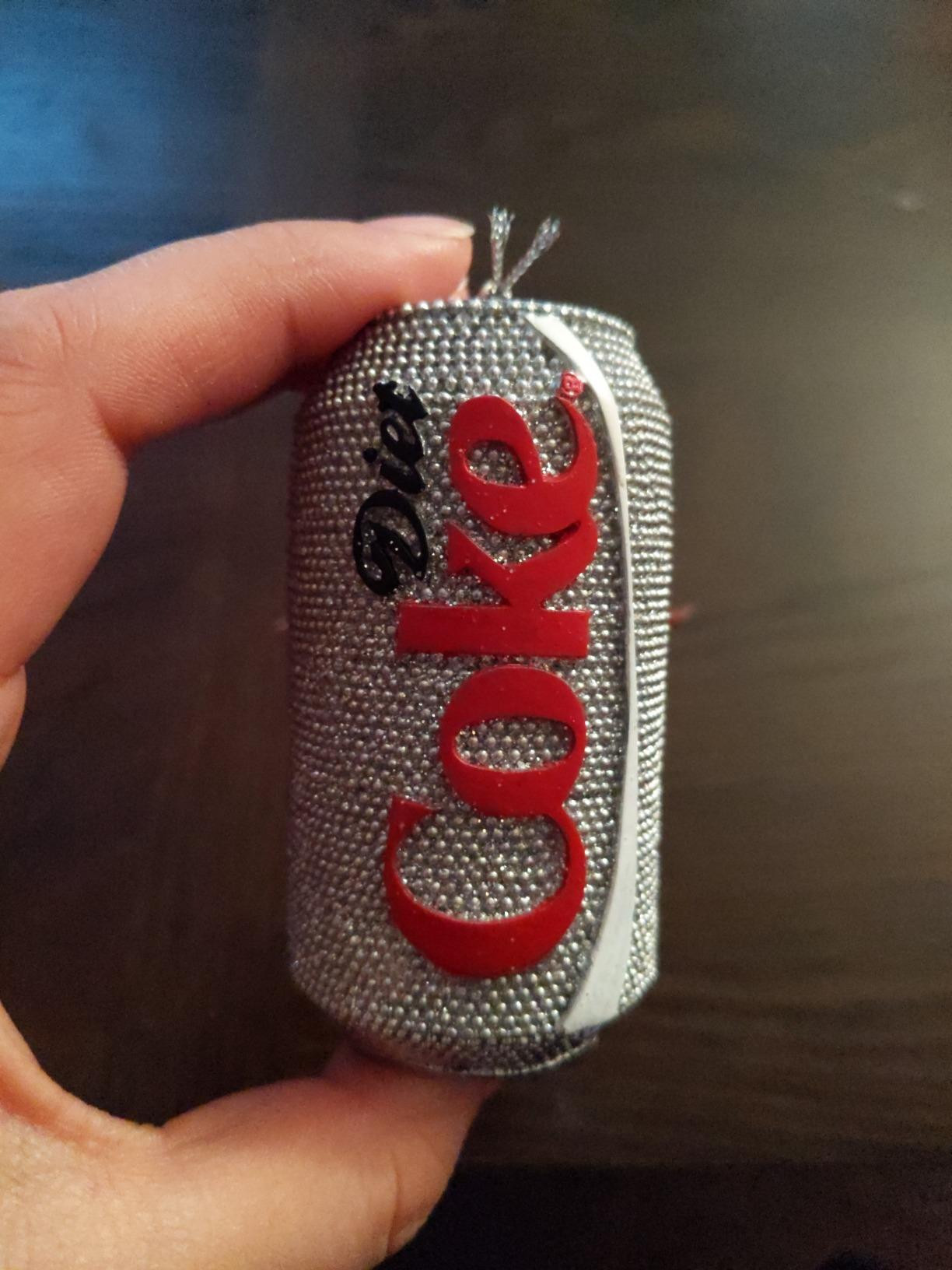 Kurt Adler Coca-Cola Diet Coke Can Christmas Ornament | Amazon (US)