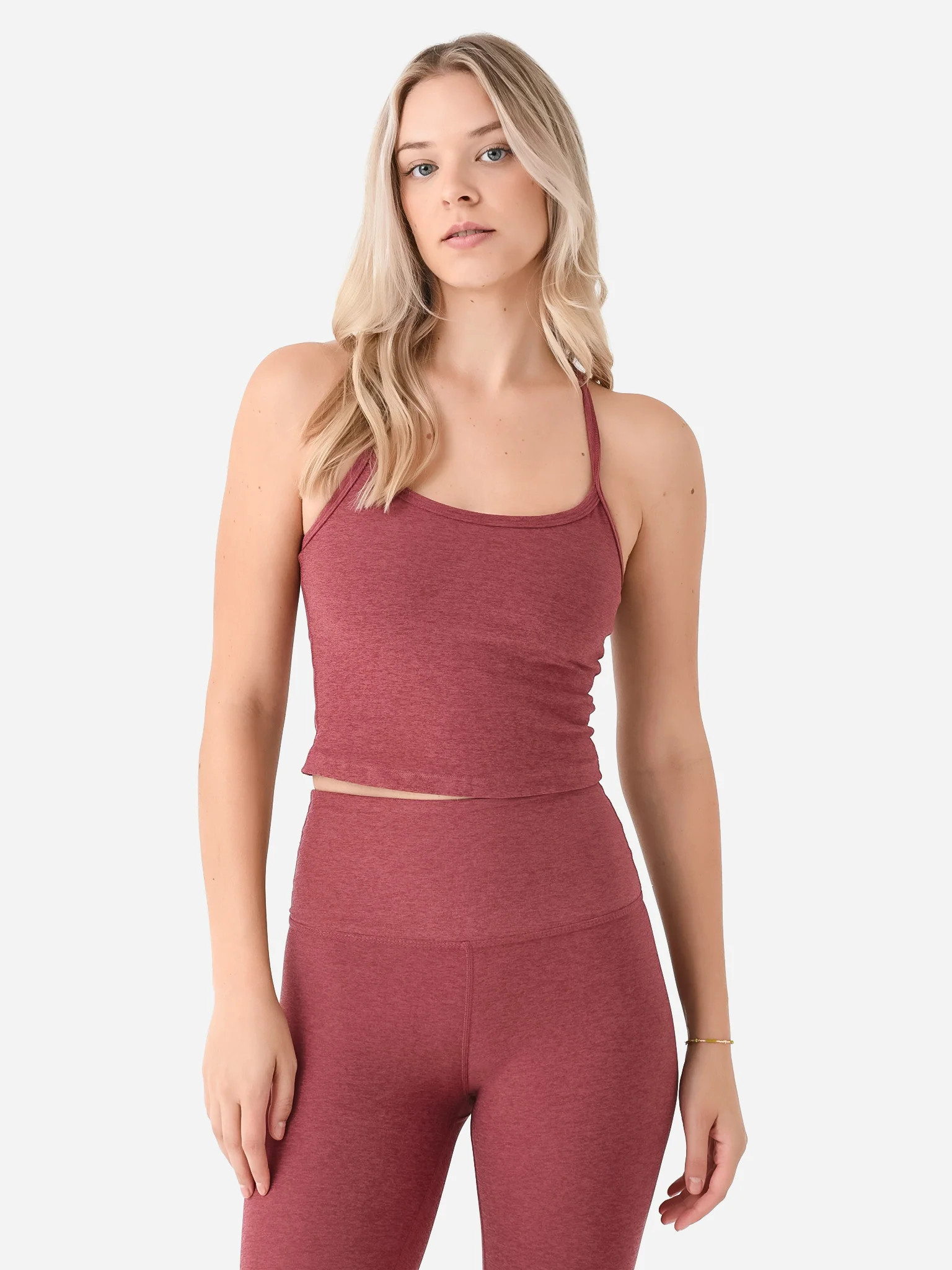 Beyond Yoga Women's Spacedye Slim Racerback Cropped Tank | Saint Bernard