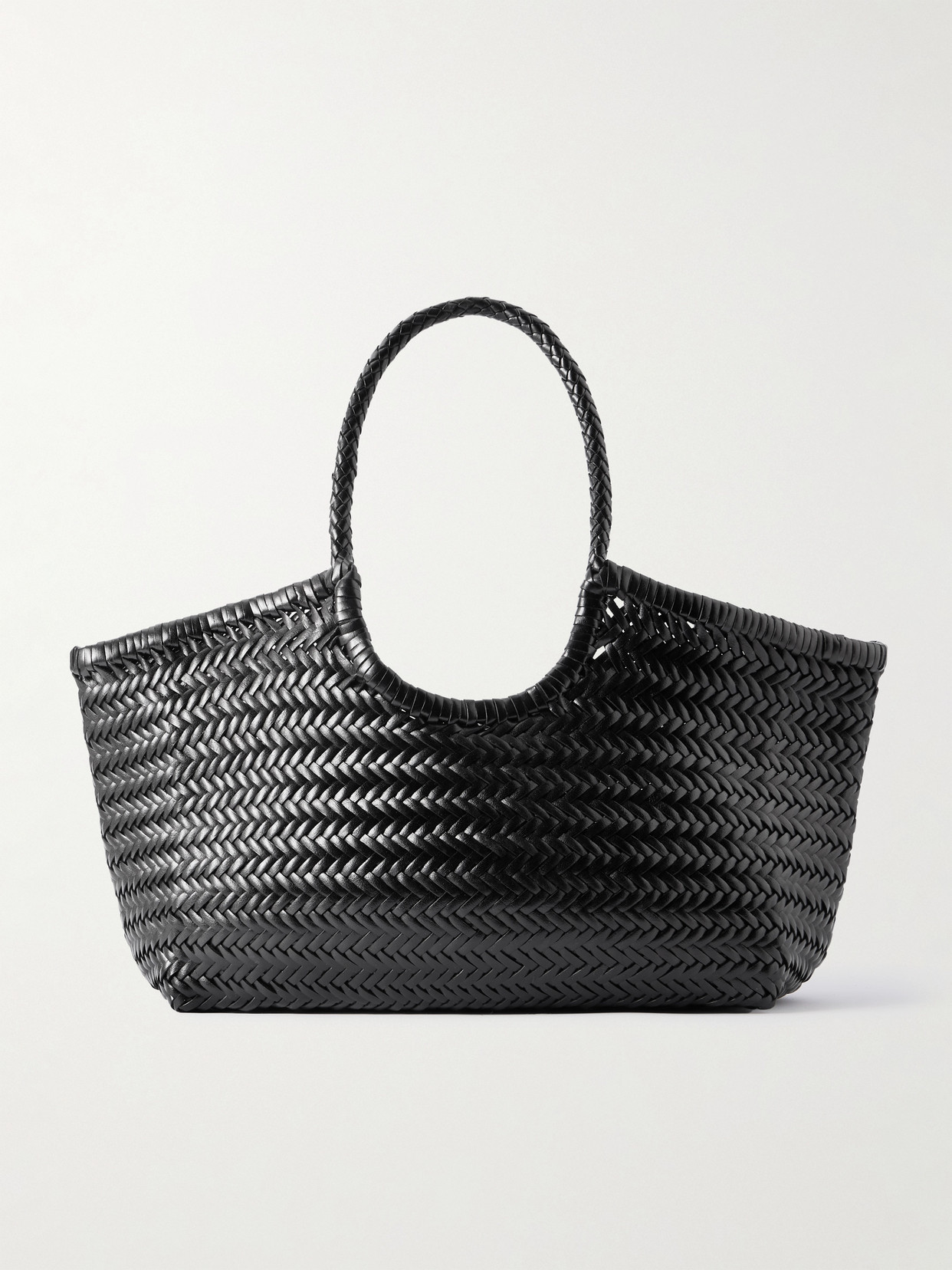 Dragon Diffusion - Nantucket Large Woven Leather Tote - Black | NET-A-PORTER (UK & EU)