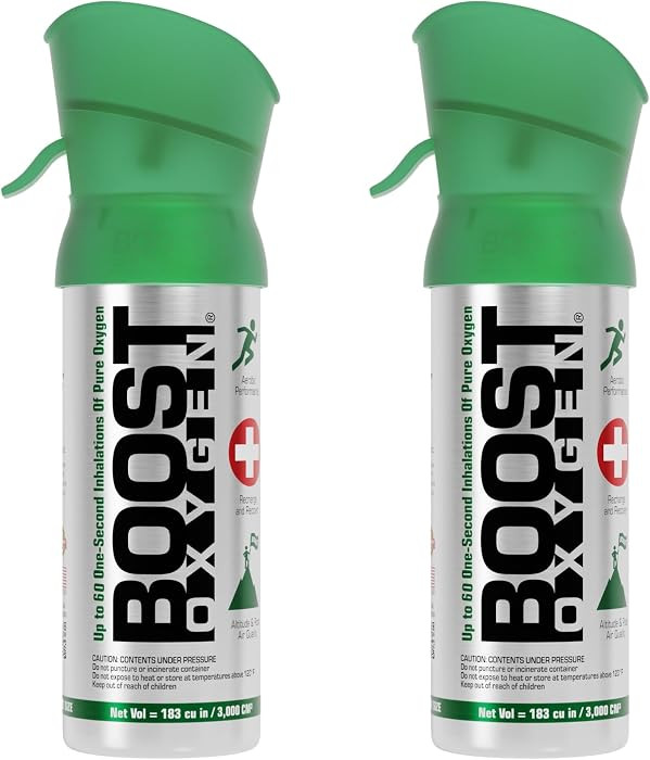Boost Oxygen Pocket Size Natural 3L Canister, 2 Pack | Amazon (US)