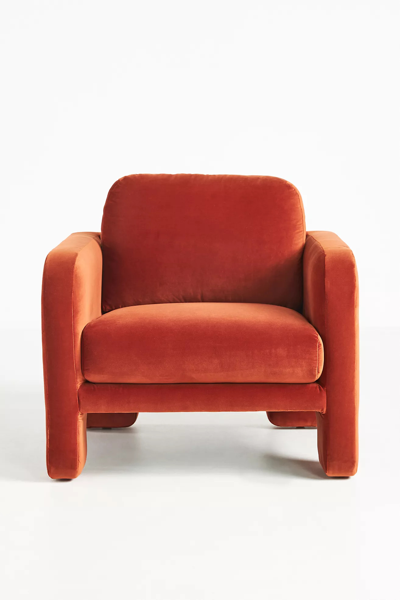Velvet Lawson Chair | Anthropologie (US)