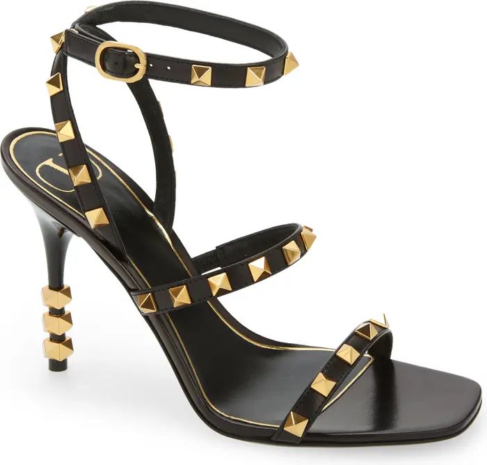 Rockstud Ankle Strap Sandal | Nordstrom