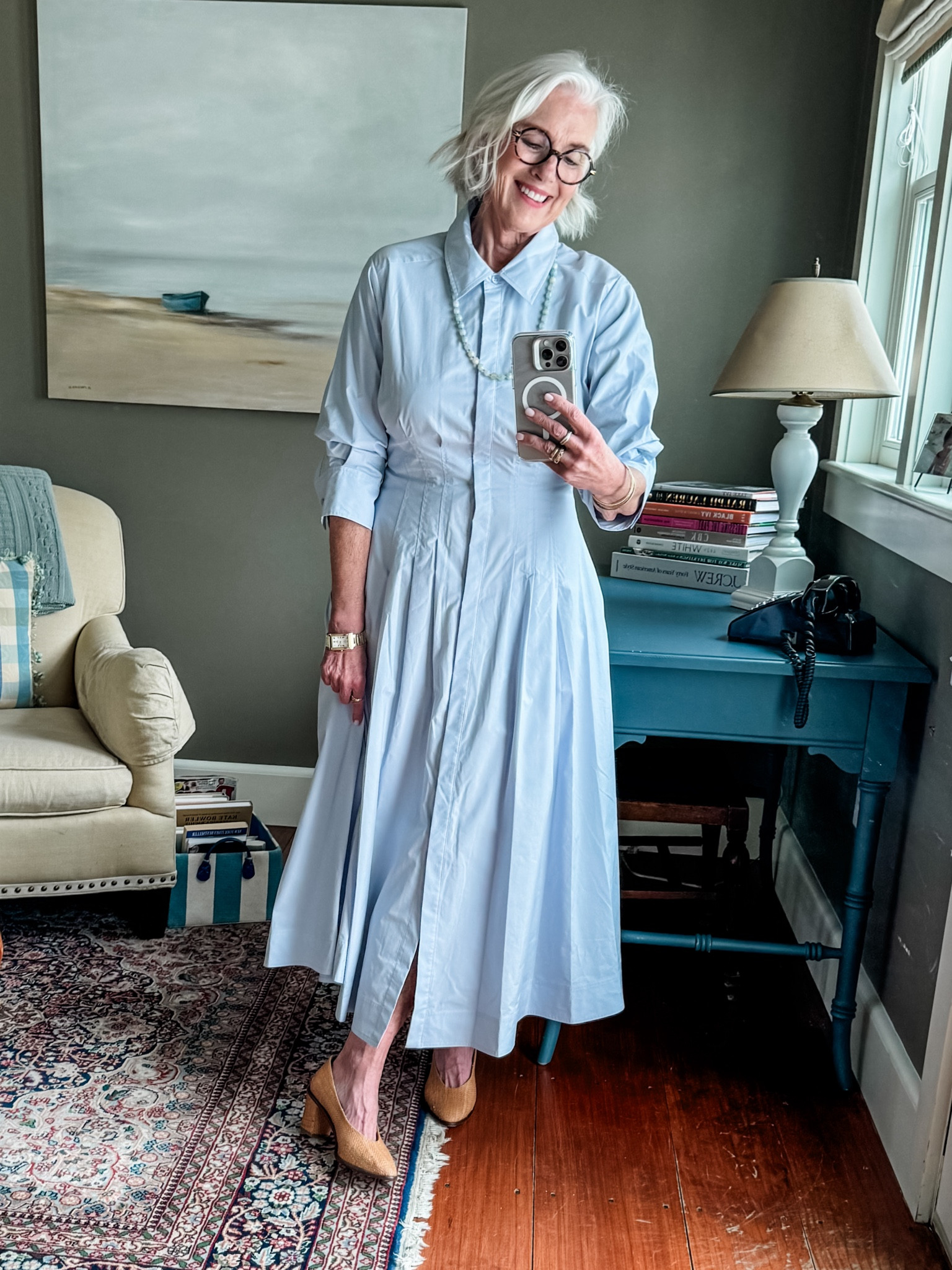 And this Thursday I’m loving this gorgeous shirt dress in the color of the season!

#LTKSeasonal #LTKfindsunder100 #LTKstyletip