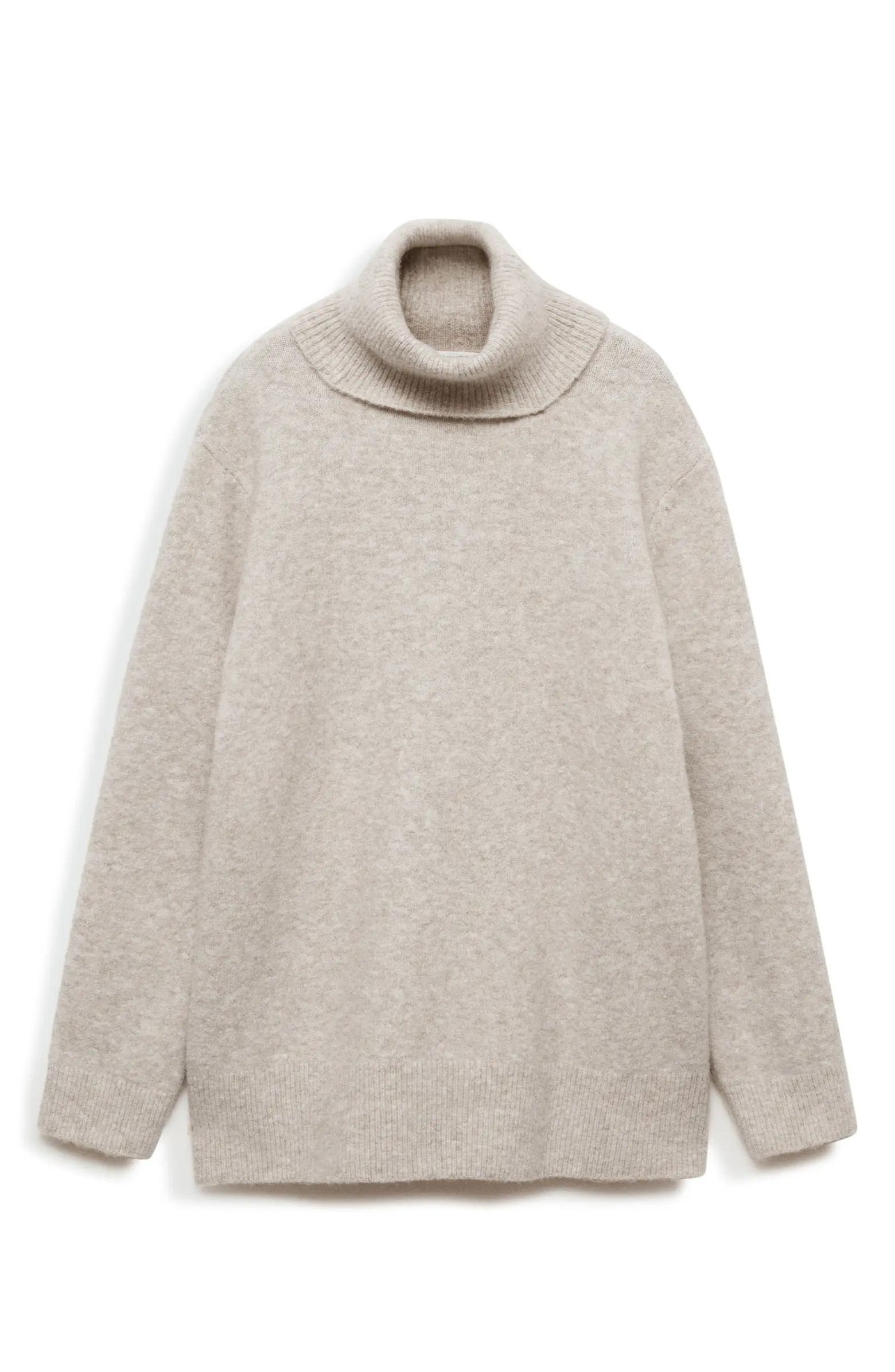 MANGO Oversize Turtleneck Sweater | Nordstrom | Nordstrom