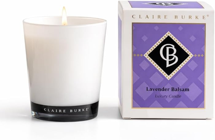 Claire Burke Lavender Balsam Scented Candle 9.5 oz | Amazon (US)