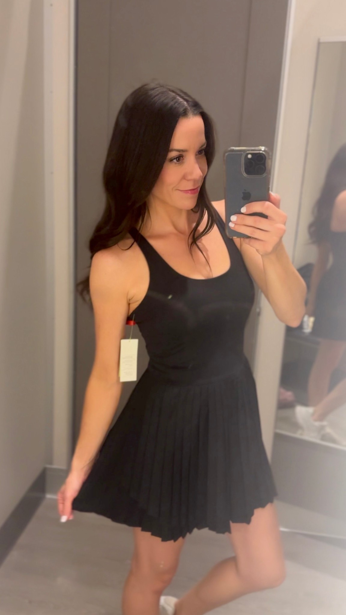I love a black active dress and this one is so flattering with the pleated skirt! Pretty neckline and straps cross in the back! 

#LTKActive #LTKfitnessgoals #LTKdayinmylife