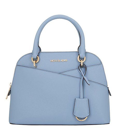 Chambray Jet Set Travel Medium Dome Leather Satchel | Zulily