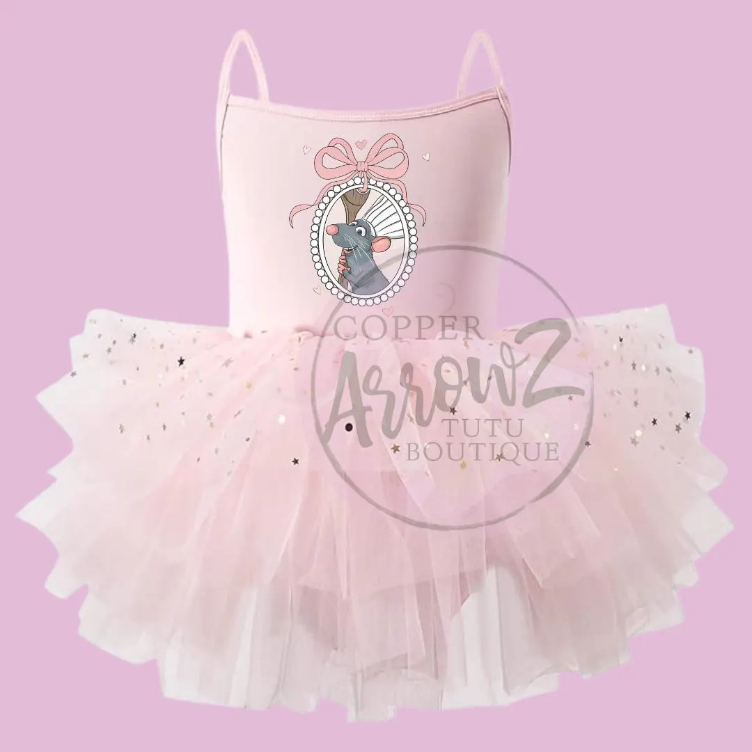 Pink Remy Ratatouille Tutu Dress | Toddler Girl Birthday Outfit | Sparkle Ballet Leotard | Disney... | Etsy (US)