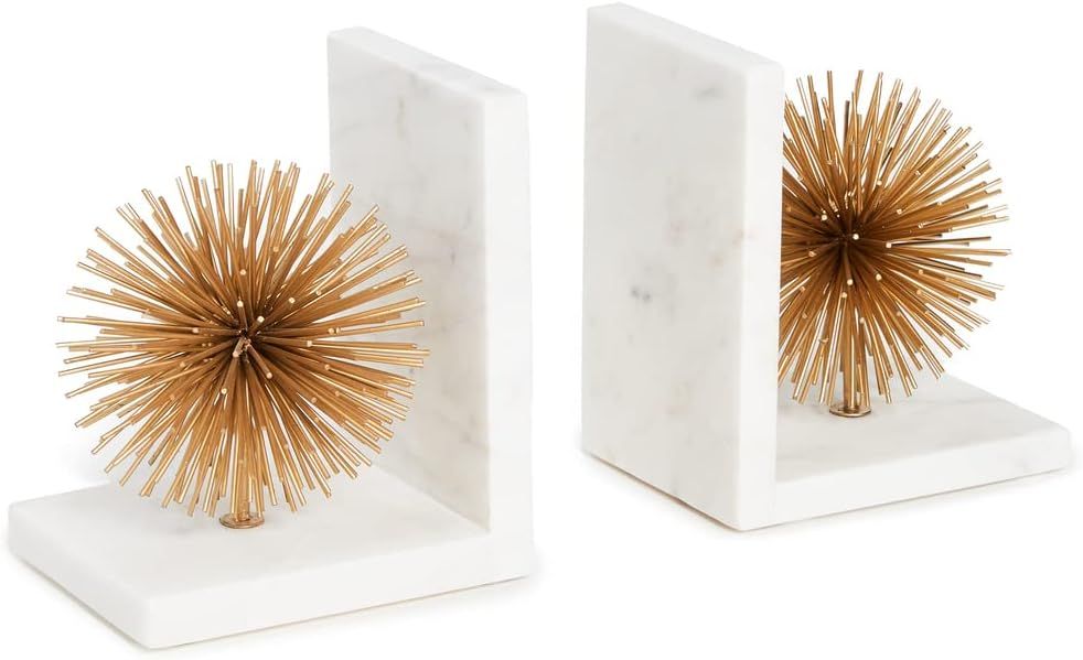 Two's Company Set of 2 Gold Starburst Bookends | Amazon (US)