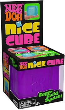 Schylling Needoh Nice Cube Sensory Toy with a Super Solid Squish - Colors May Vary 3 Pack | Amazon (US)