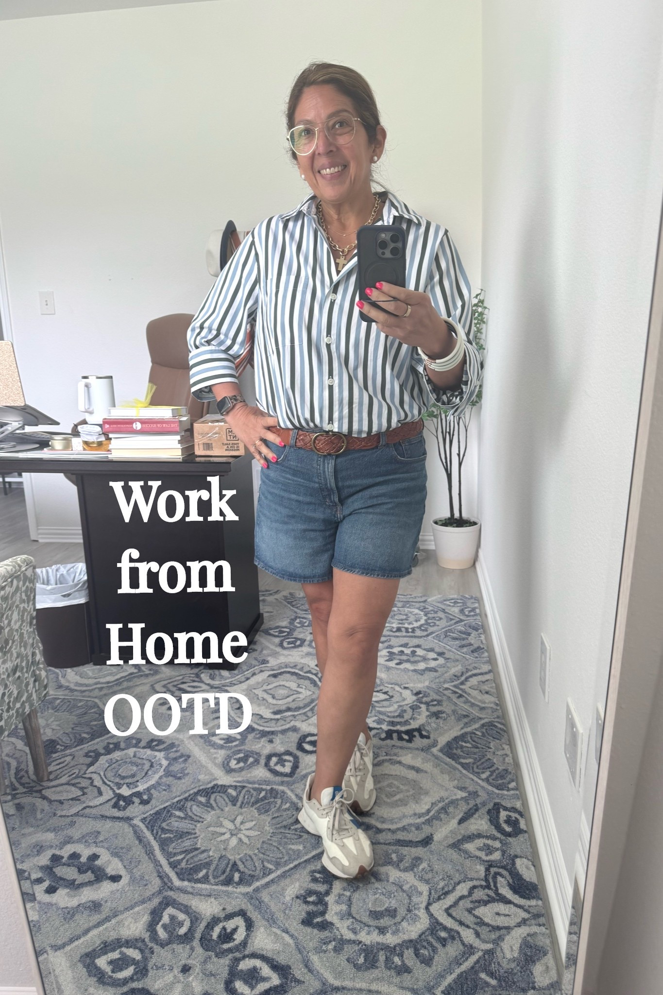 This is my work from home outfit. I paired a button down and pair of shorts from Madewell. 
Vintage sneakers.

#LTKootd #LTKgrwm #LTKSaleAlert
