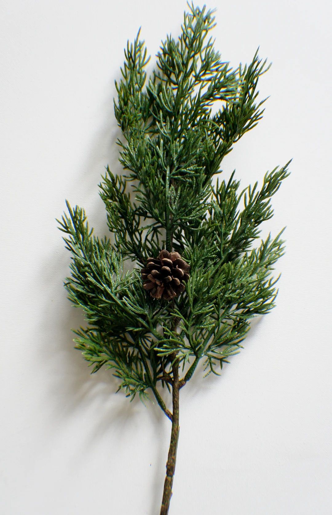 20" Fresh Touch Cedar and Pine Cone Spray Artificial Pine Spray, Stem Christmas Greenery, Winter ... | Etsy (US)