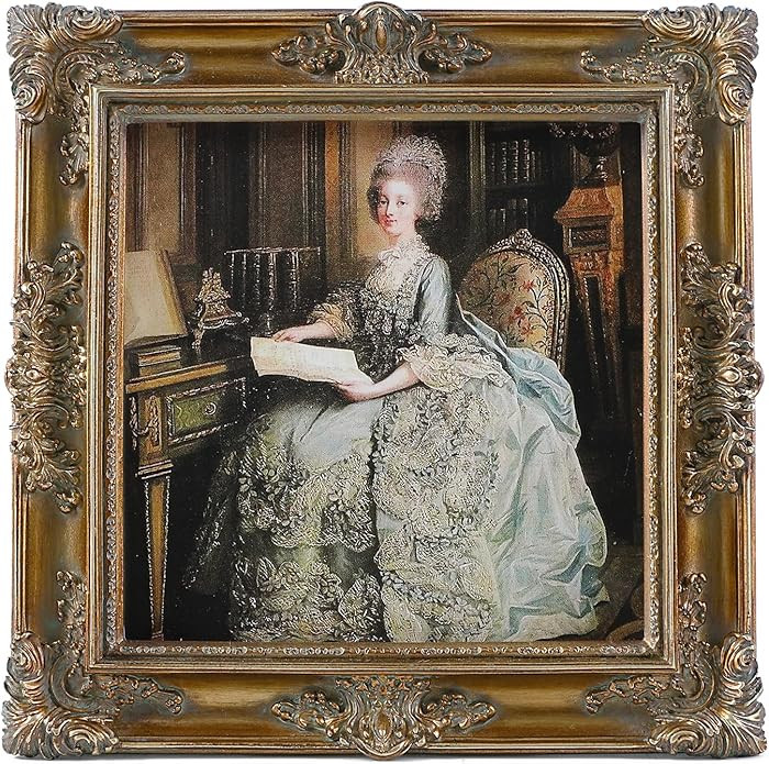 SIKOO 4x4 Vintage Picture Frames Small 4x4 Antique Ornate Photo Frames Square with Glass Front fo... | Amazon (US)