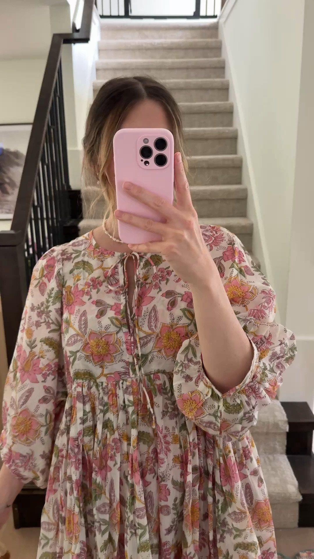 what I wore to an outdoor spring wedding! absolutely love this dress, wearing a small! code BRANDY15 works for discount! 

Spring dress, summer dress, wedding guest 

#LTKWedding #LTKootd