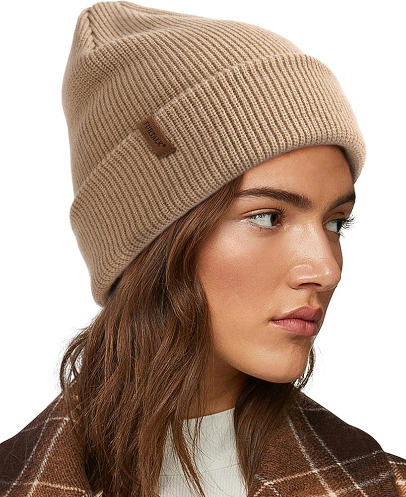 FURTALK Beanie Hats for Women Men Winter Hats Womens Knitted Slouchy Beanies Cuffed Skull Cap War... | Amazon (US)