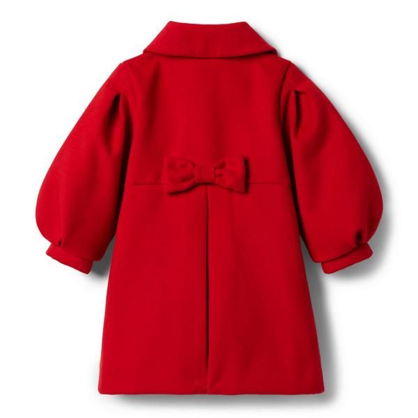 Pleated Puff Sleeve Coat | Janie and Jack