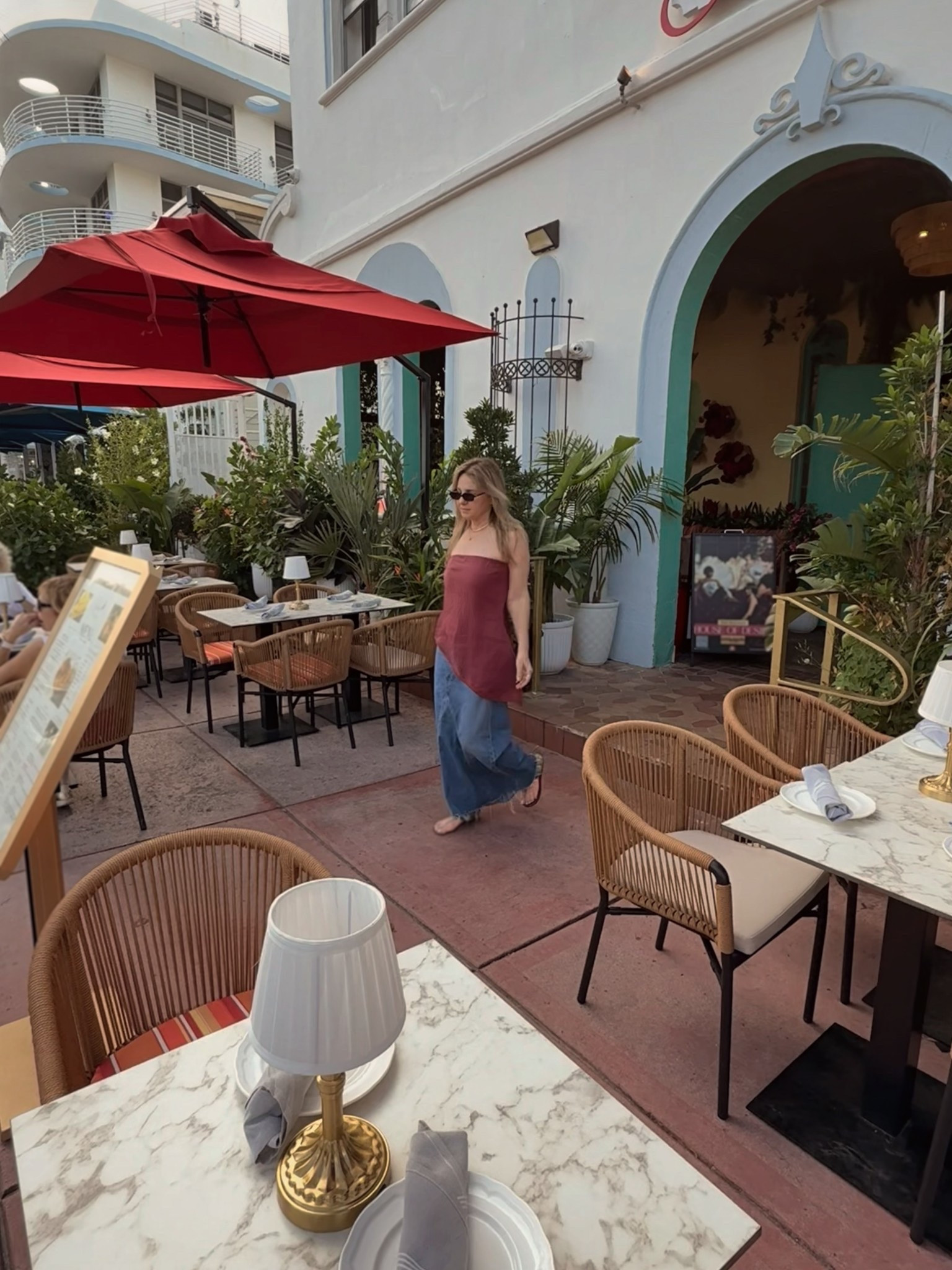 What I wore one of the days during Art Basel / Art Week in Miami. It’s a long length burgundy tube top that w a maxi length Levi’s denim skirt + a pair of snake embossed print leather sandals.

*Thankfully my son snapped this bc I forgot to take a pic of this before we left.

#LTKSaleAlert #LTKootd #LTKdayinmylife