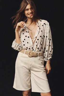 Bishop + Young Polka Dot Blouse | Anthropologie (US)