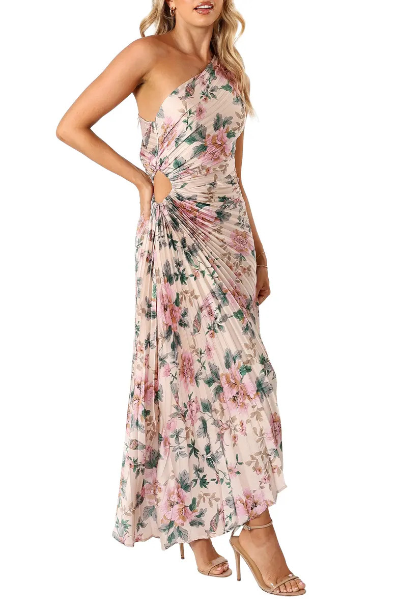 Kleo Floral Print Asymmetric Cocktail Dress | Nordstrom