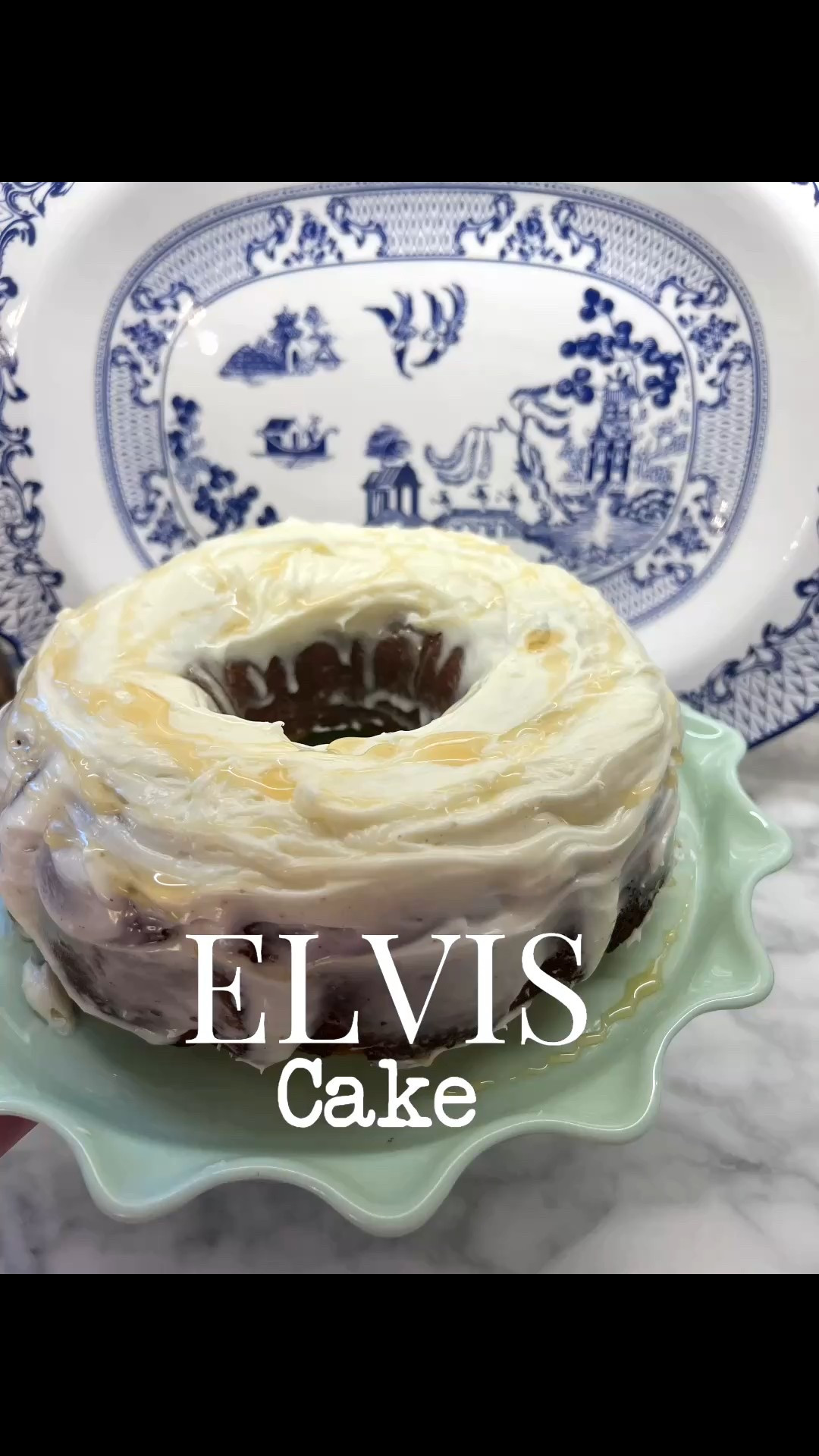 Elvis cake

2 ripe bananas
1 Dolly Parton x Duncan Hines banana cake mix (dry mix only)
1 cup applesauce 
1 cup creamy peanut butter 
Mix all together in mixer and pour into your greased Bundt pan. Bake at 350 degrees for 25 minutes. I used cream cheese as my frosting and topped with honey

#LTKmomlife #LTKfoodie #LTKHome