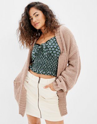 AE Zip-Up Corduroy Mini Skirt | American Eagle Outfitters (US & CA)
