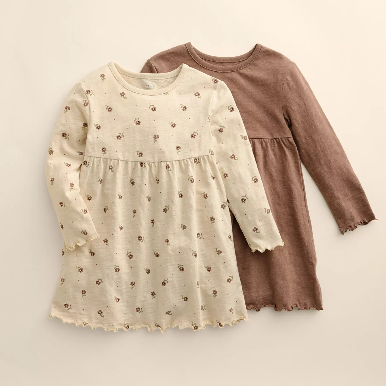 Girls 4-12 Little Co. by Lauren Conrad 2-Pack Long Sleeve Dresses | Kohl's
