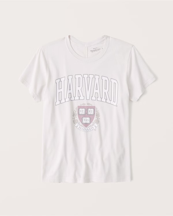 Relaxed Harvard Graphic Tee | Abercrombie & Fitch (US)