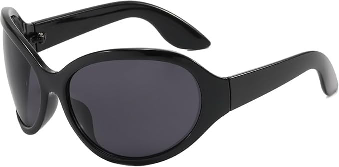Alien Wrap Around Punk Anti-glare Eyeglasses Uv400 | Amazon (US)