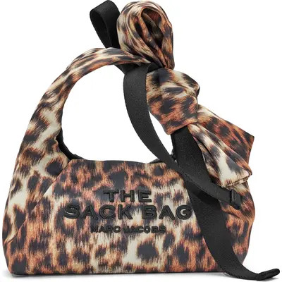 Marc Jacobs Mini Leopard Print Bow Sack Bag in Brown Multi at Nordstrom | Nordstrom