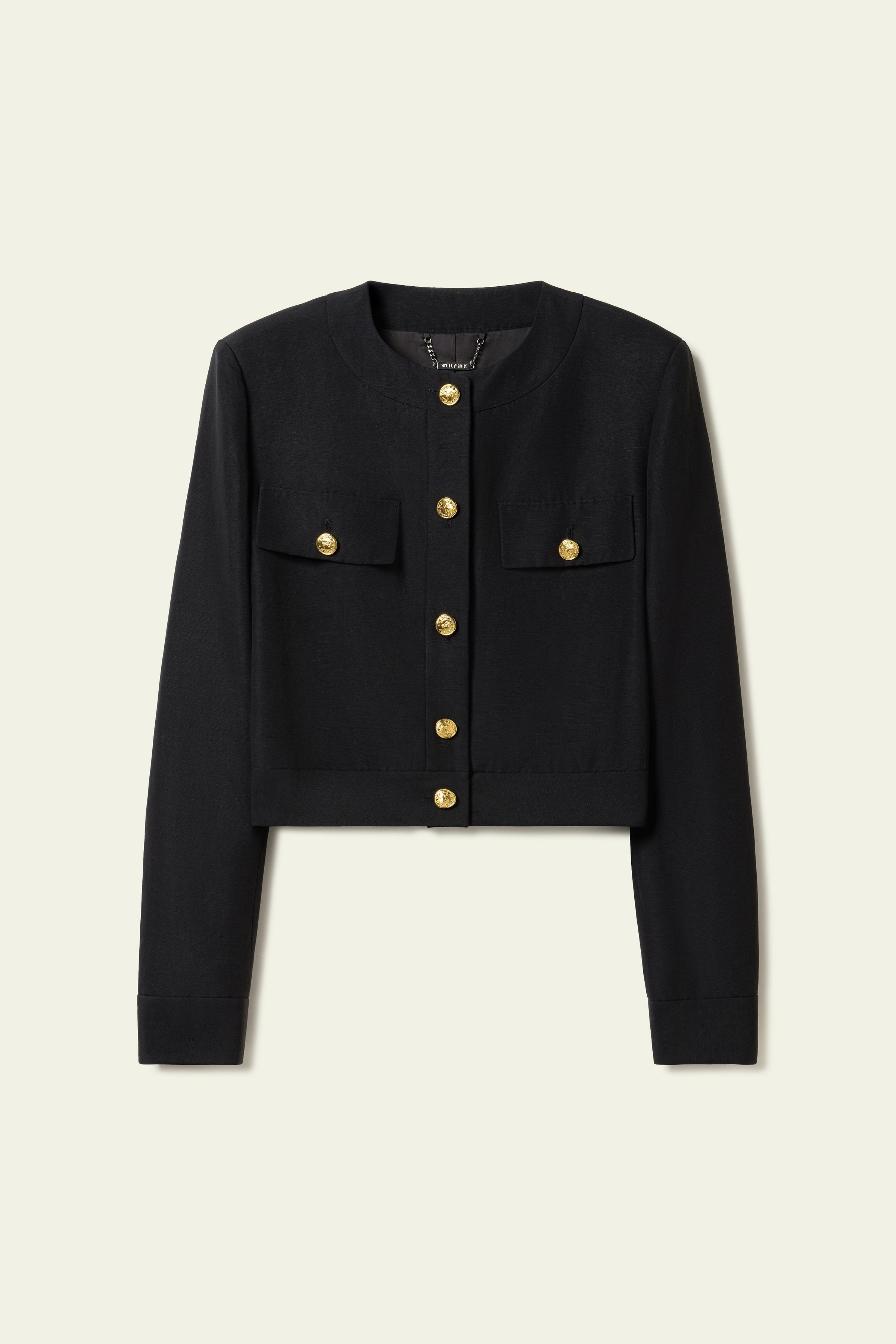 Mara Jacket in Silk Linen | LILYSILK
