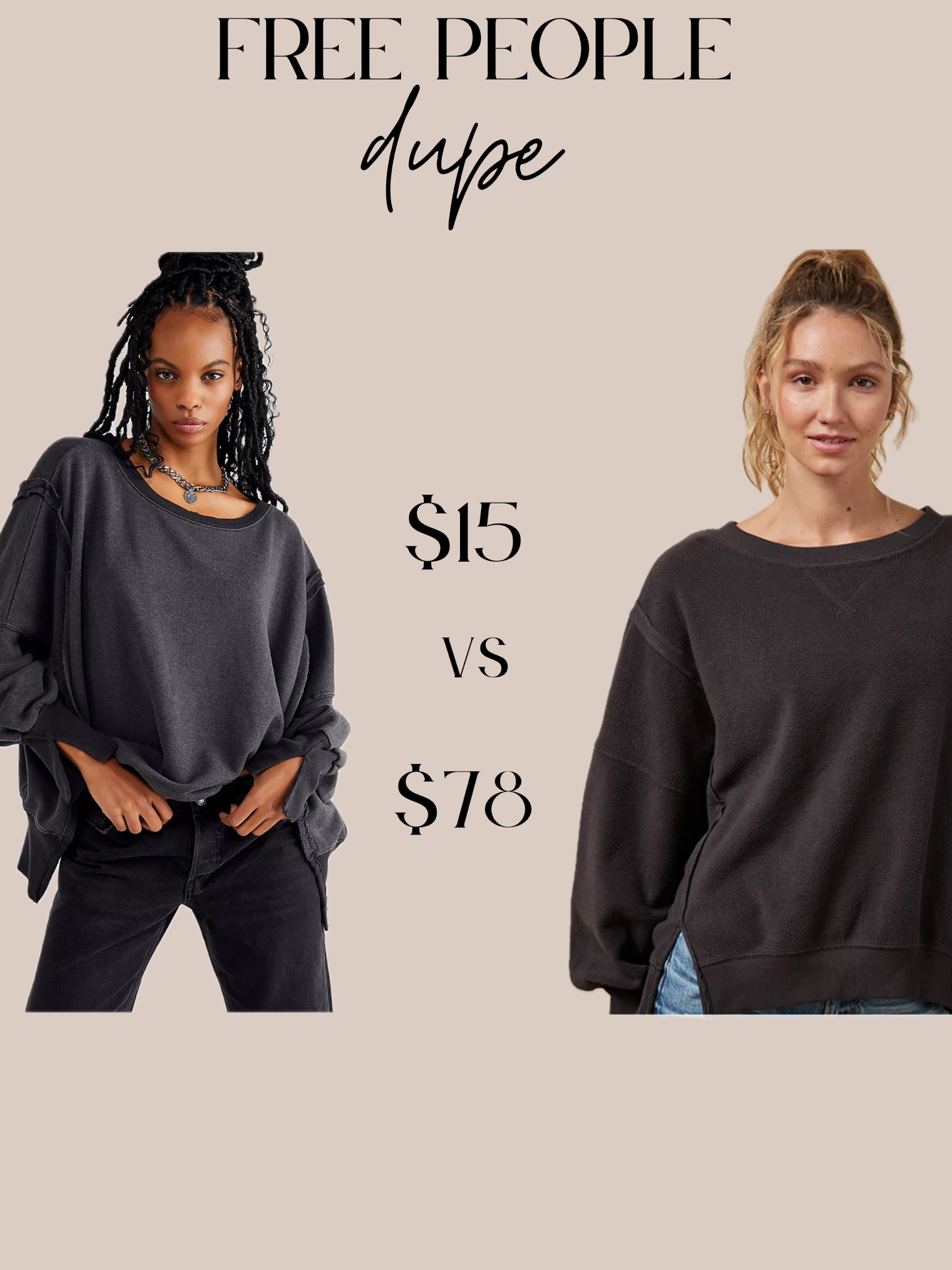 Free people Camden sweater dupe!! On sale right now, only $15!!!!

#LTKfindsunder50 #LTKstyletip #LTKsalealert