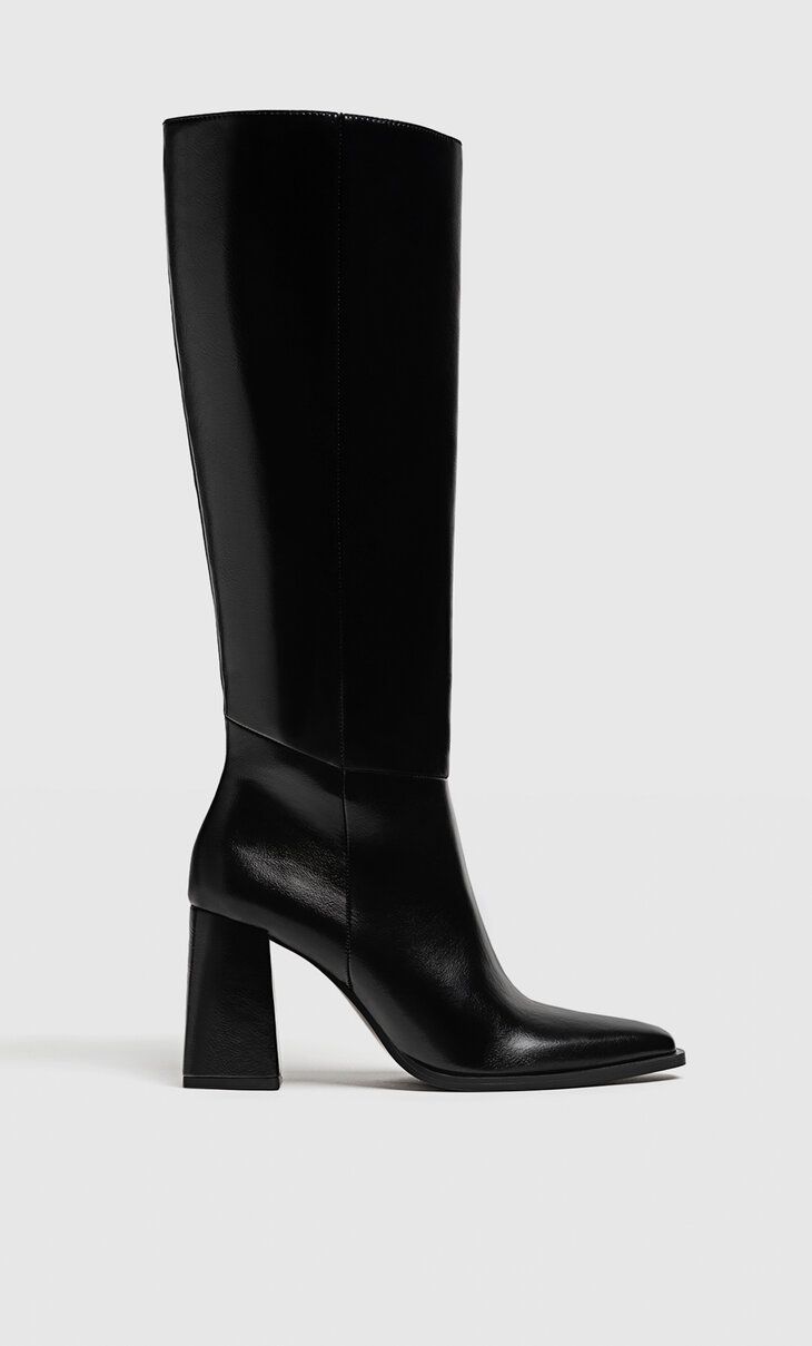 Heeled boots - Women's fashion | Stradivarius United Kingdom | Stradivarius (UK)