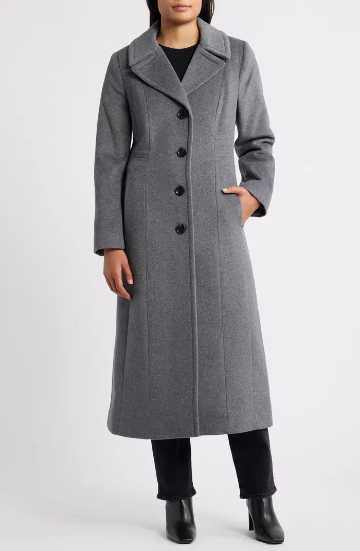 Wool Blend Longline Coat | Nordstrom