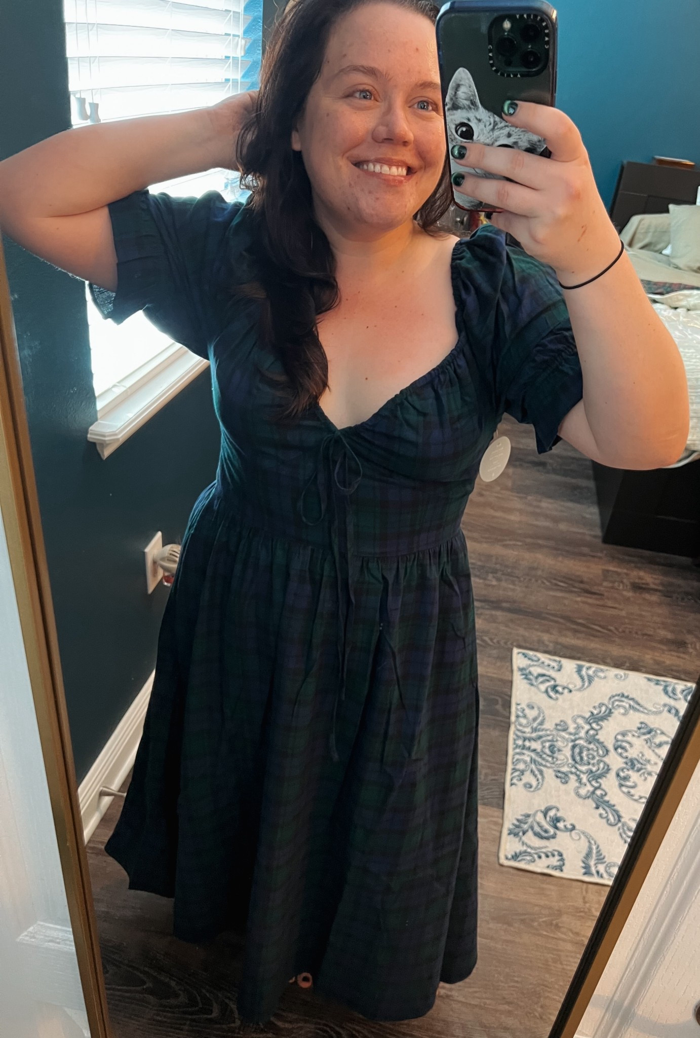 I LOVE Blackwatch Tartan and I’m so excited to add this new Ophelia dress from Hill House to my closet. The fabric is so soft and it has pockets. Size up if you have a broader chest and shoulders; the bodice runs a bit small, but there is good smocking stretch in the back. 

#LTKSeasonal #LTKPetite #LTKMidsize