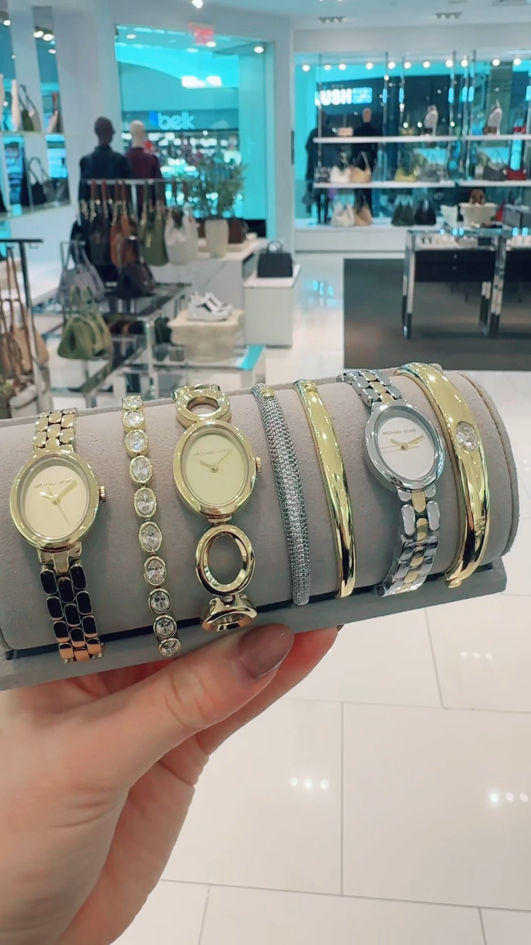 Actually obsessed with the oval watches. Linked all watches and bracelets to create a gorgeous arm party  

#LTKStyleTip #LTKFindsUnder100 #LTKWorkwear