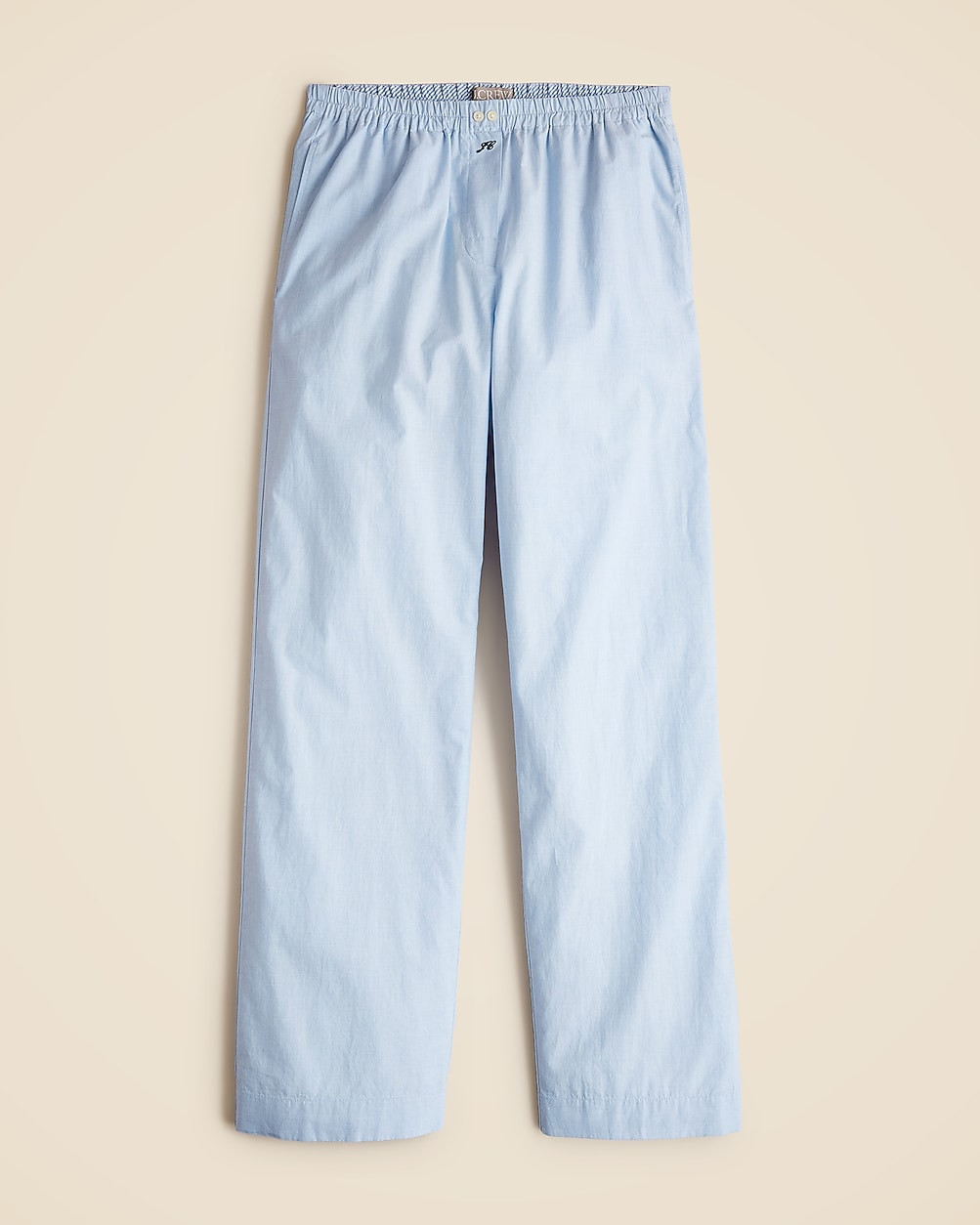 Classic pajama pant in end-on-end cotton | J. Crew US