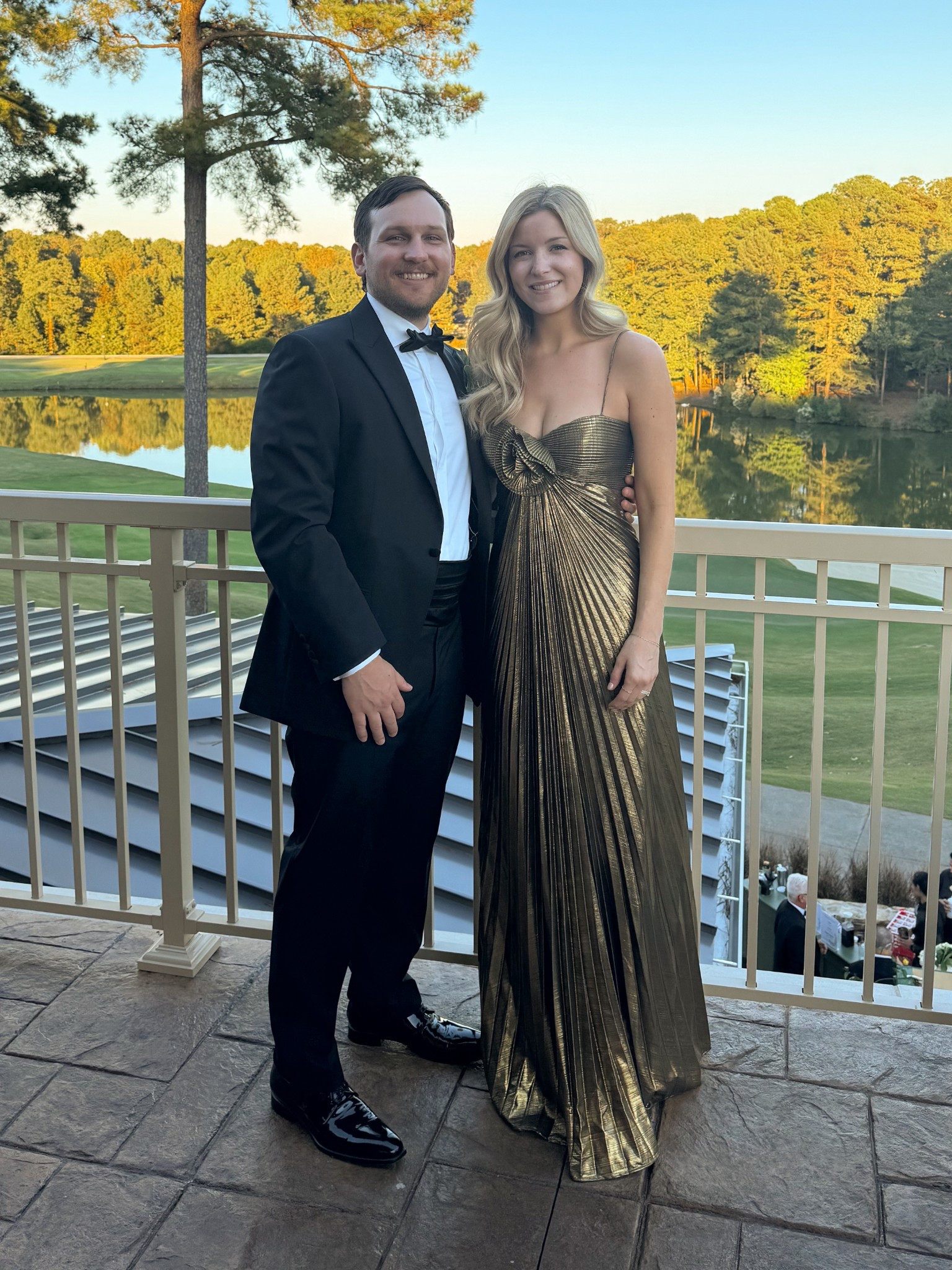 A flattering black tie wedding guest dress. Would look amazing with a bump too  

#LTKWedding