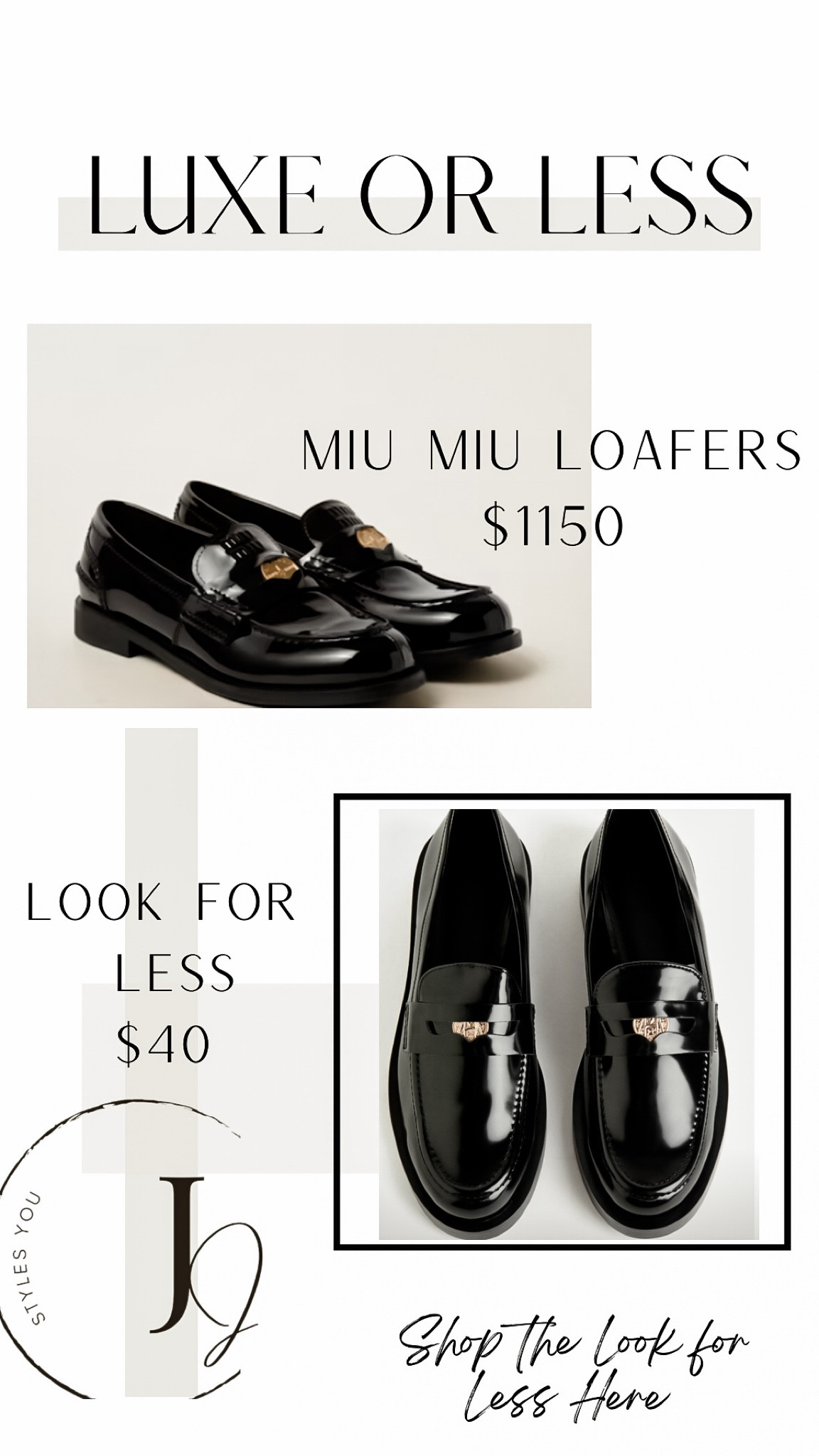 𝑆𝘩𝑜𝑝 𝑡𝘩𝑒 𝐿𝑜𝑜𝑘 𝑓𝑜𝑟 𝐿𝑒𝑠𝑠 𝐻𝑒𝑟𝑒 
Which one would you choose? 

Hm|loafers|pennyloafers|springshoes|springoutfit|springoutfits|outfitideas




#LTKfindsunder50 #LTKSeasonal #LTKstyletip